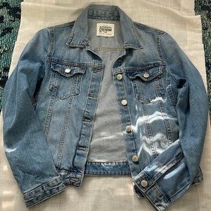 Zara fitted denim jacket